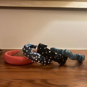 Lot of 4 Anthropologie headbands one NWT